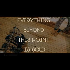 Everything beyond this post is SOLD